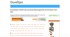 Desktop Screenshot of duveltjes.nl